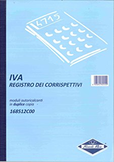 Registro corrispettivi 2 copie