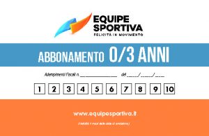 Abbonamento 0-3 anni 10 ingressi