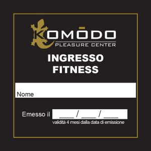 Ingresso singolo fitness