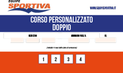 Corso personalizzato doppio 4 ing.