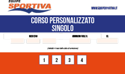 Corso personalizzato singolo
