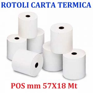 rotolo nastro termico POS mm57xmt18